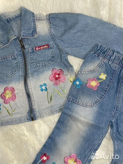 Костюм джинсовый детский на девочку