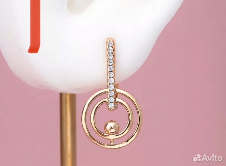 Серьги лёгкие, эстетичный дизайн