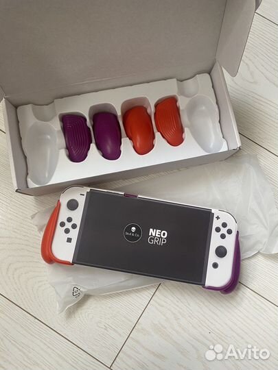 Чехол switch neo grip oled pokemon