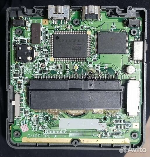 Корпус GBA SP + плата