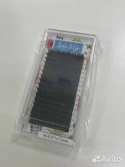 Ресницы лэш го М-изгиб 0.07