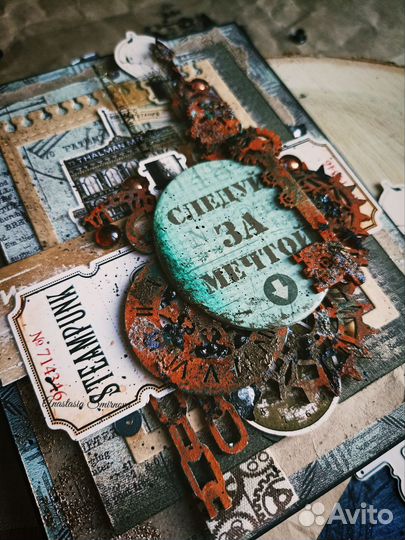 Открытка ручной работы на 23 февраля