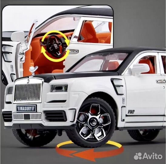 Rolls-Royce Cullinan Mansory, масштаб 1:20