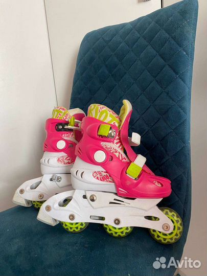 Роликовые коньки детские раздвижные 26-29 р