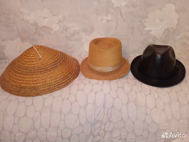 Шляпы соломенные Вьетнам и СССР 60ых годов