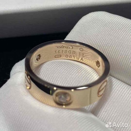 Cartier кольцо Love 0.18ct