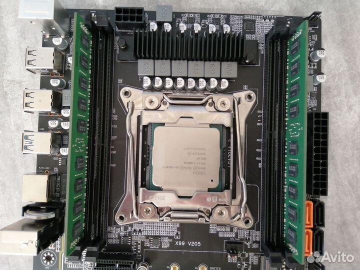 Комплект xeon E5-2640v3 + Machinist X99 V205 + 16g