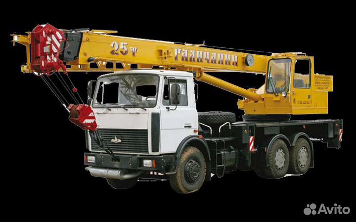 Автокран маз 25т 22м кран