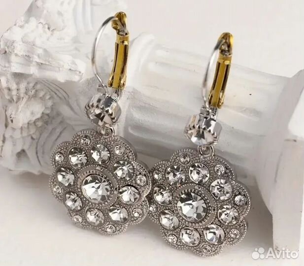 Серьги в винтажном стиле