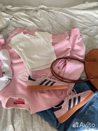 Кроссовки Adidas spezial pink colour (розовые)