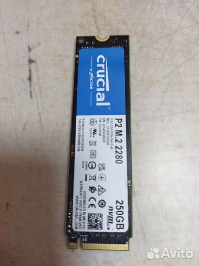 SSD Crucial 250Gb P2 M.2 2280