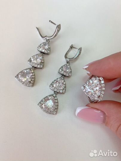 Серьги и кольцо (набор)