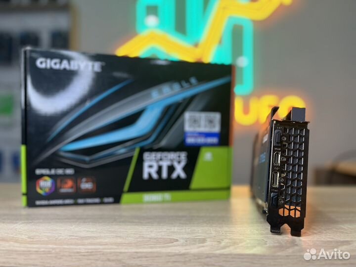 Видеокарта gigabyte RTX 3060 Ti eagle OC
