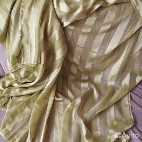 Тюль оливкового цвета