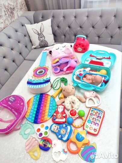 Игрушки пакетом для девочки