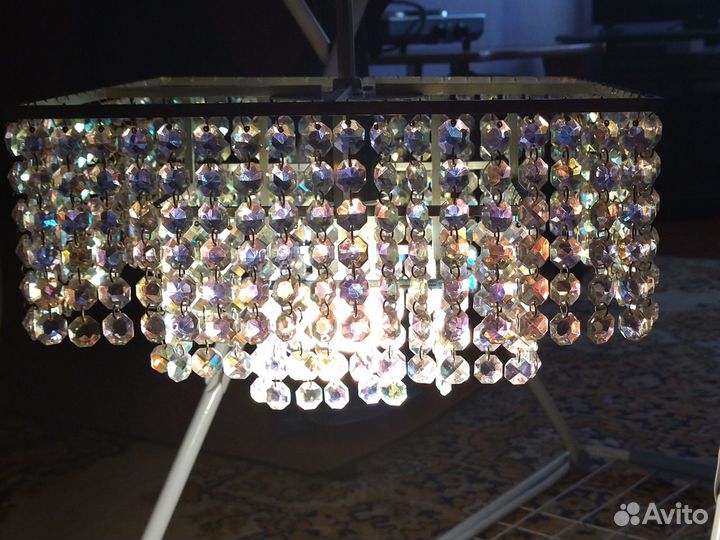 Люстра времен ссср(Богемия)