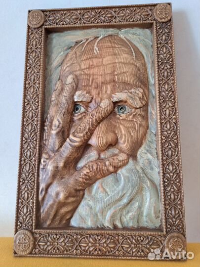 Резные картины из дерева