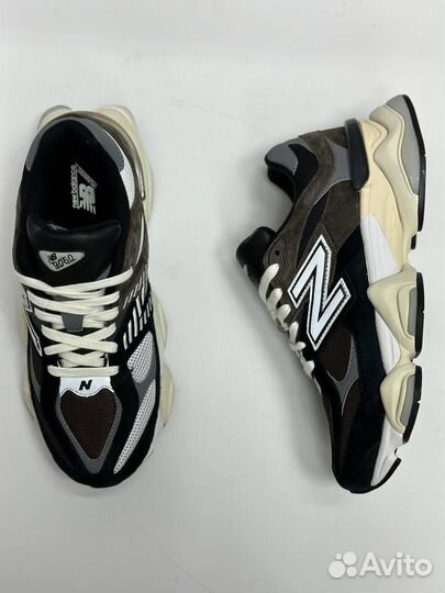 New Balance 9060 Black Brown(Премиум Качество)