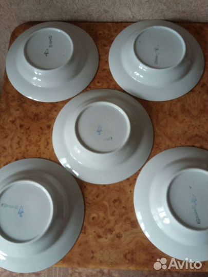 Глубокие тарелки Дулево,5 штук, новые