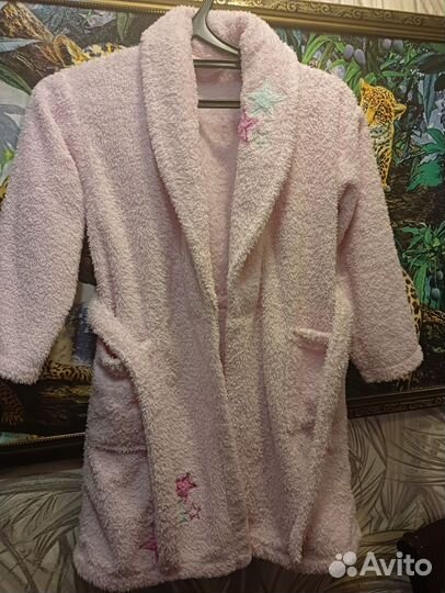 Детский махровый халат 128