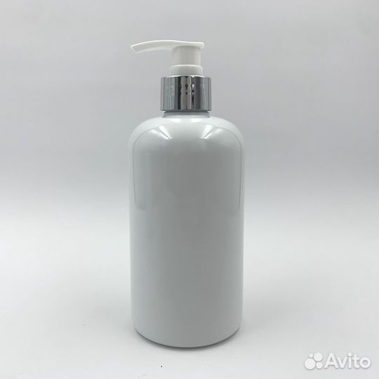 Белый флакон 500 мл с дозатором