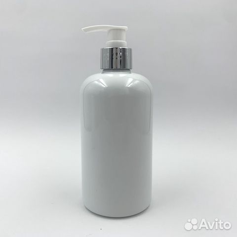 Белый флакон 500 мл с дозатором