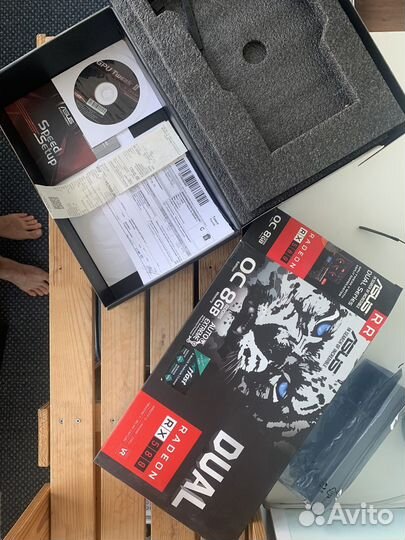 Видеокарта radeon RX 580 8gb asus