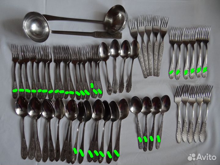 Ложки, вилки нержавейка СССР