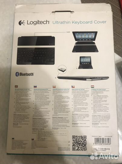 Клавиатура logitech ultrathin keyboard cover ipad2