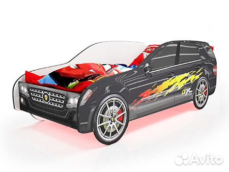 Детская кровать машина