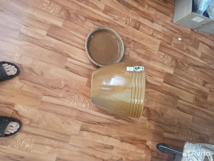 Горшок для цветов керамика большой Ф38Х32