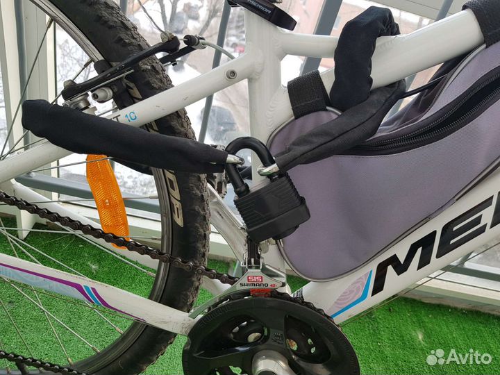 Цепь противоугонная 150 см из 8ки с замком