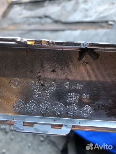Молдинг заднего бампера Mercedes-Benz GLE 500 w166