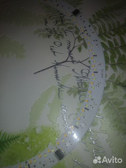 Led лампа круглая на запчасти