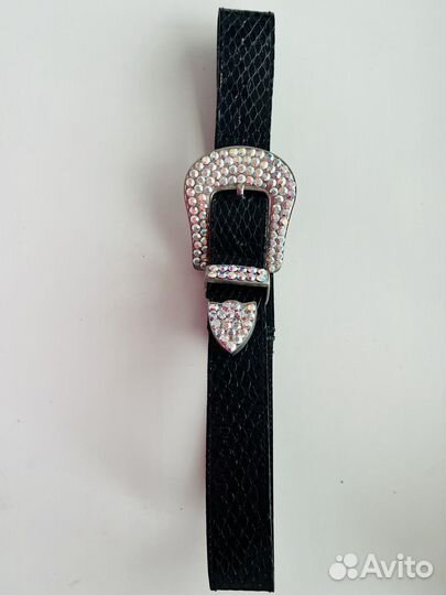 Ремень со стразами swarovski