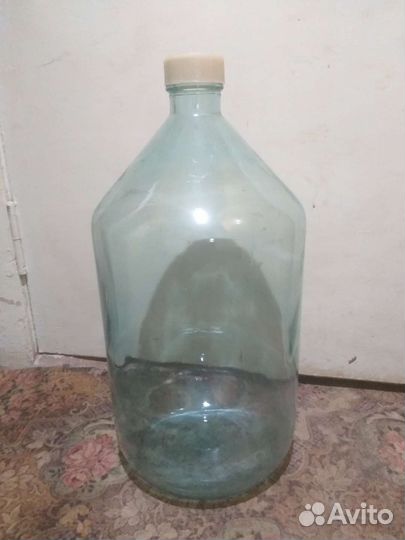 Бутыль 20 литров для вина толстое стекло