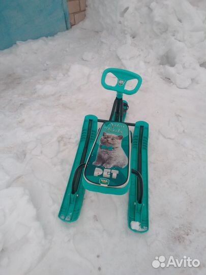 Детский снегокат бу