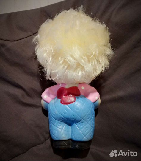 Карлсон игрушка СССР резиновая с пищалкой