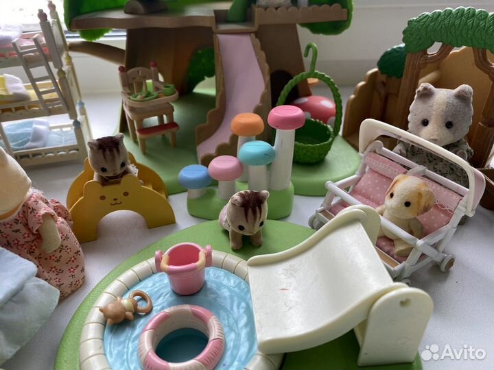 Sylvanian families набором площадка