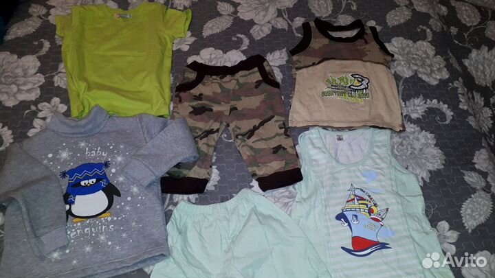 Пакет одежды на мальчика 98 р