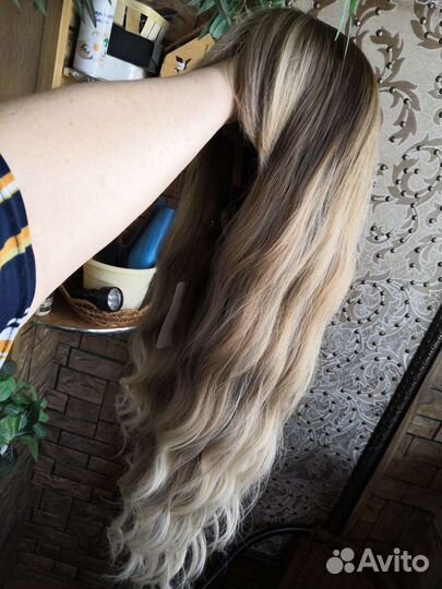 Парик длинный русый. Новый