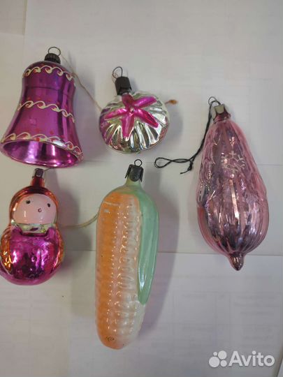 Елочные игрушки СССР