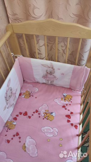 Бортики для детской кроватки