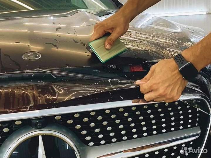 Обклейка пленкой бампер, капот, крылья