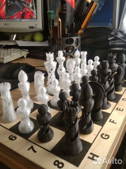 Шахматы спирали 3D