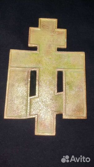 Крест старинный литье