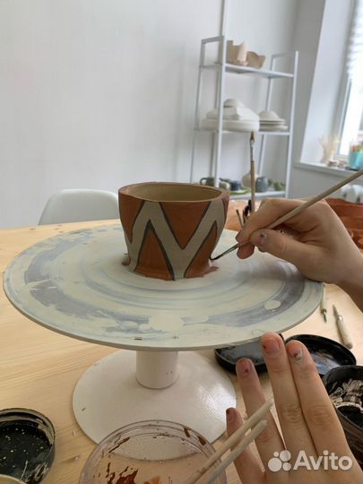 Мастер-класс на гончарном круге для взрослых