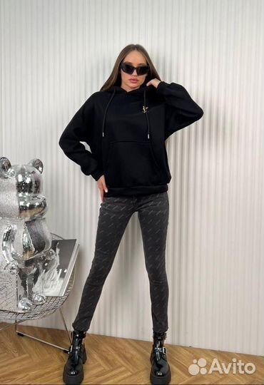 Худи на флисе YSL S.M.L