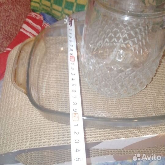 Кувшин и жаропрочная посуда и хрусталь