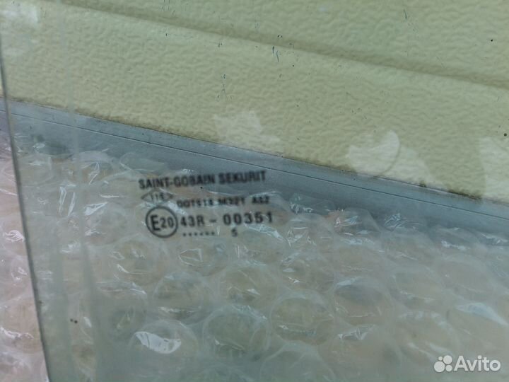 Рено Логан 2 2015 стекло задней левой двери